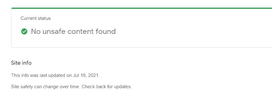 Malware scan