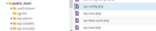 public html file