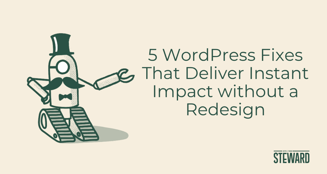5 WP fixes