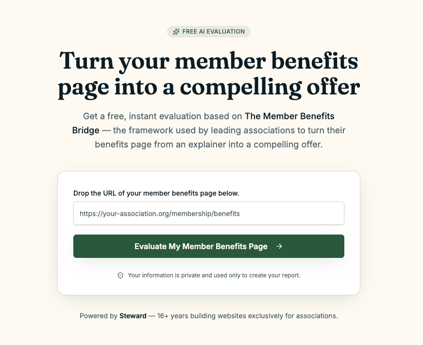 member benefits evaluator promo graphic